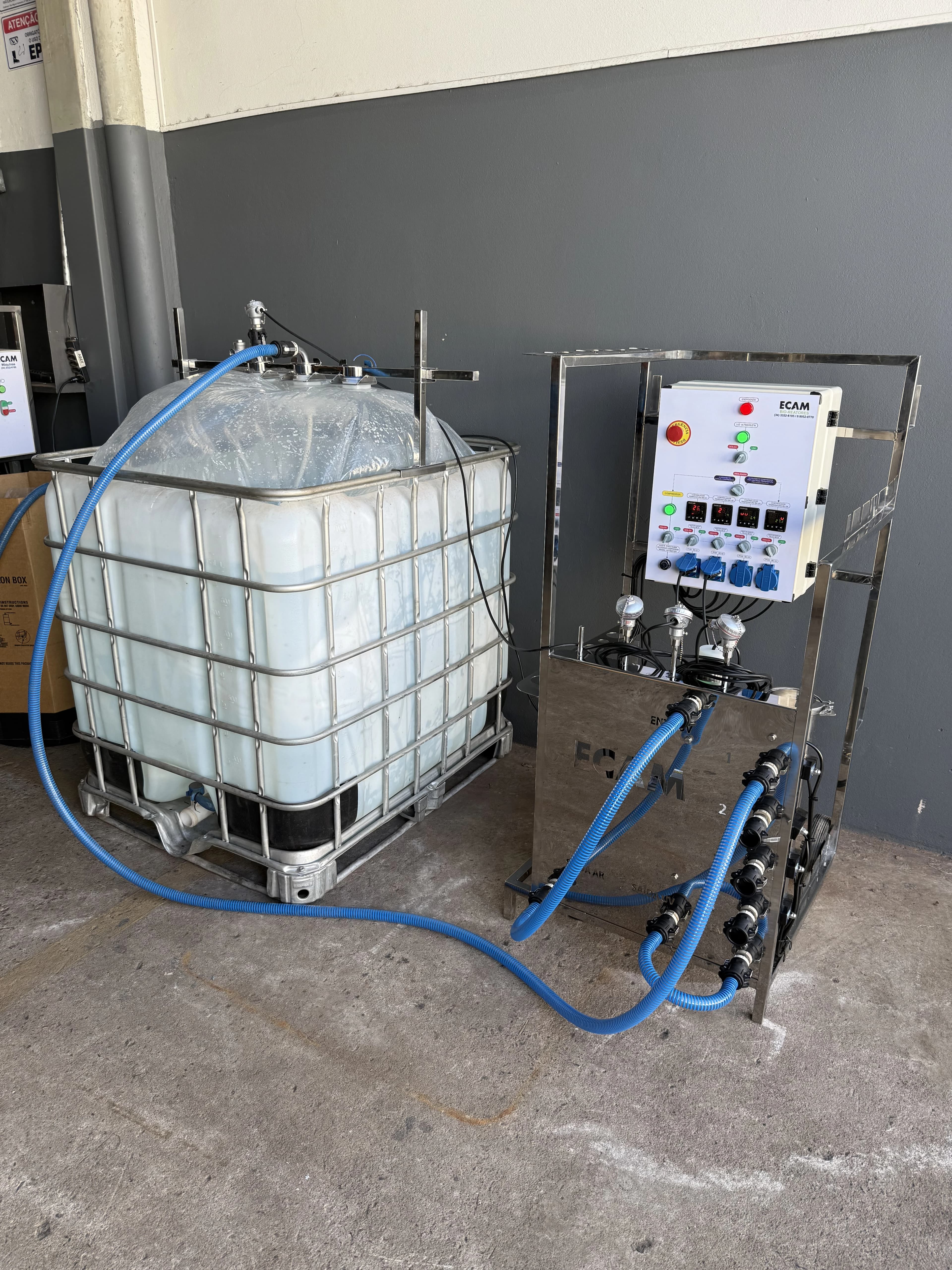 Bioreactor com Disposable Bag ECAM BIOBAG 4